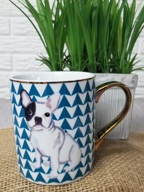 10 Strawberry Street French Bulldog Mug
